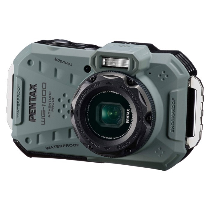 コンパクトデジタルカメラ PENTAX WG-1000-OLIVE オリーブ 本格防水 アウトドアカメラ