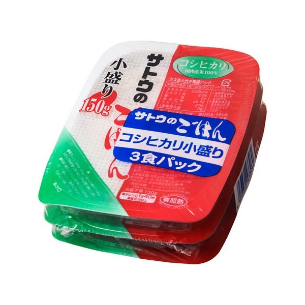 サトウ食品 サトウ こだわりコシヒカリ 小盛 150g3 12 メーカー直送
