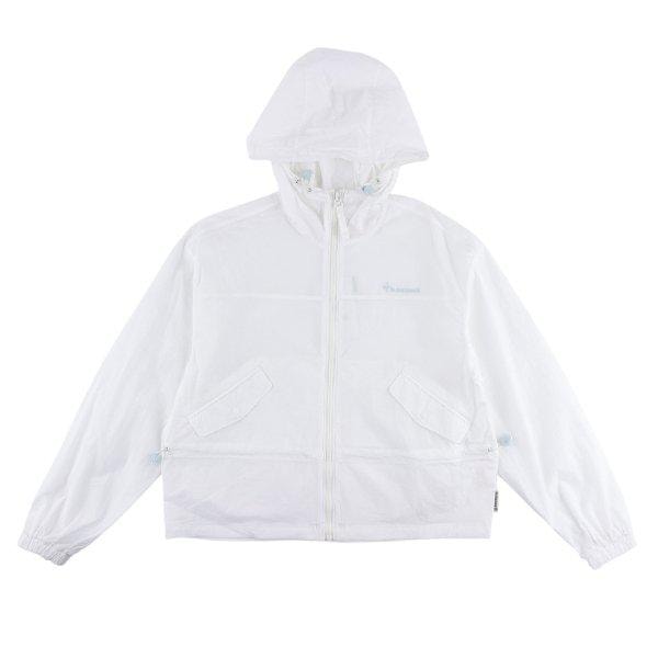 女性エアリテンションクロップルーズフィットフードジャケット QQ222LJK51 OWT