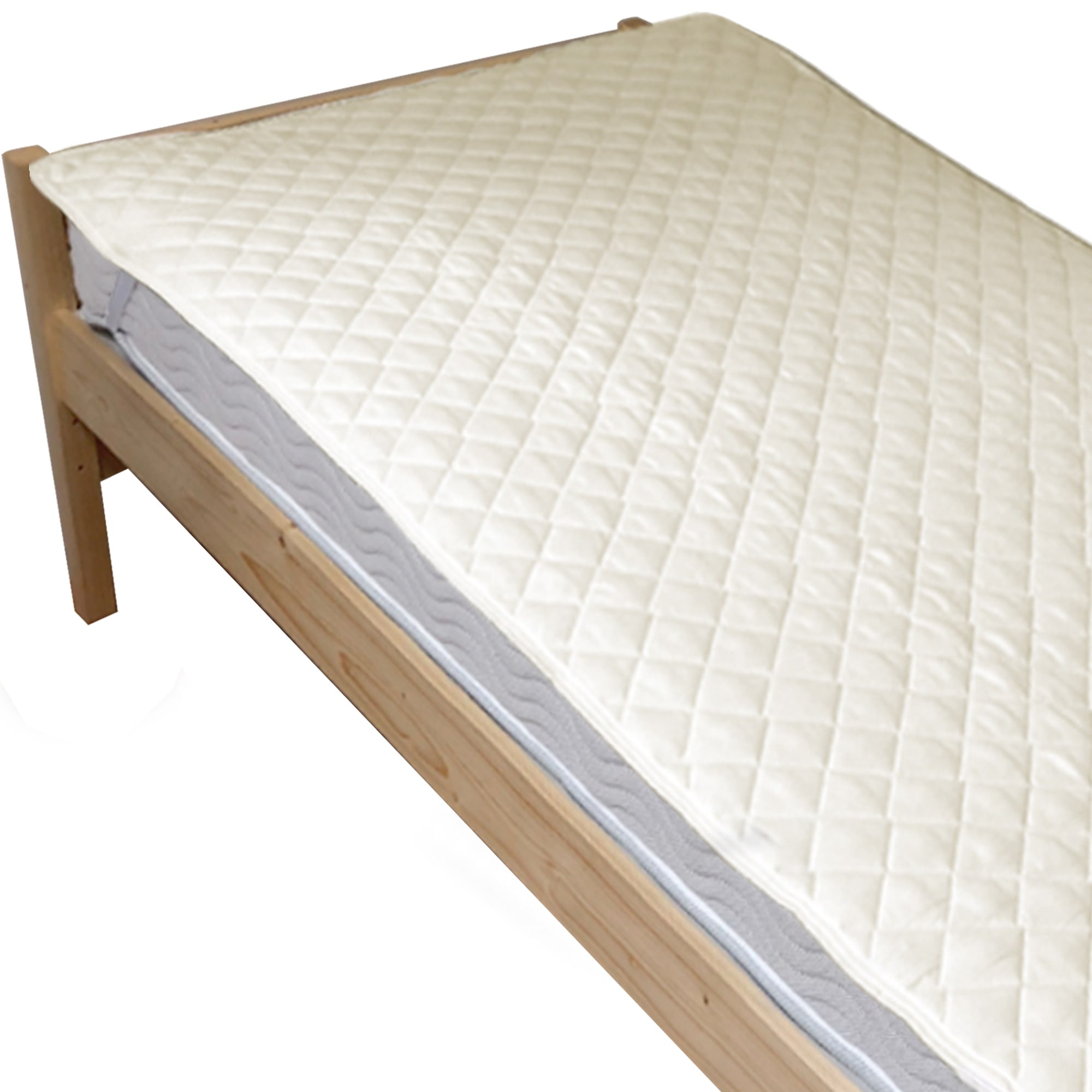 ワイドキング ベッドパッド WK 300x200cm 年中使える 丸洗いOK 清潔 防カビ加工 抗菌 制菌 ベッド マットレス 敷パッド兼用 中綿増量