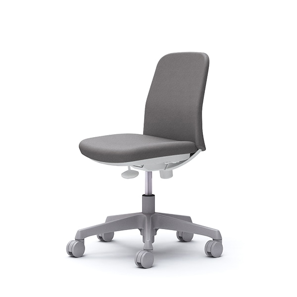 オカムラ CD13BW FXW1 グレー Lives Entry Chair [オフィスチェア 肘無し 5本脚(コンパクトタイプ) ホワイトボディ] 59,130円