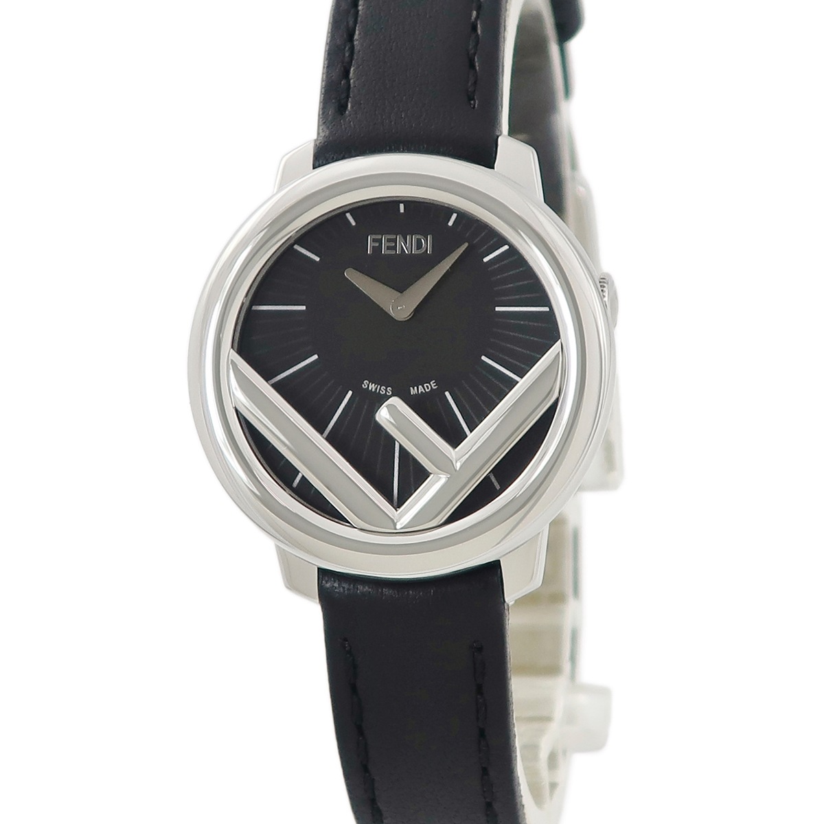 エフ イズ フェンディ ラナウェイ 28MM F710021011 クオーツ レディース 未使用 黒 3年保証