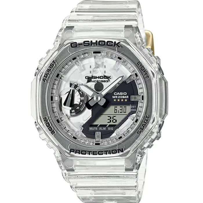 【おまけ付】 ANNIVERSARY ジーショック40th CLEAR 国内正規品 腕時計 レディース GMA-S2140RX-7AJR ANALOG-DIGITAL REMIX その他 ブランド腕時計 カラー:クリア