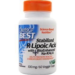 DOCTOR S BEST社　安定型 Rリポ酸 100mg (R型アルファリポ酸) 60ベジカプセル