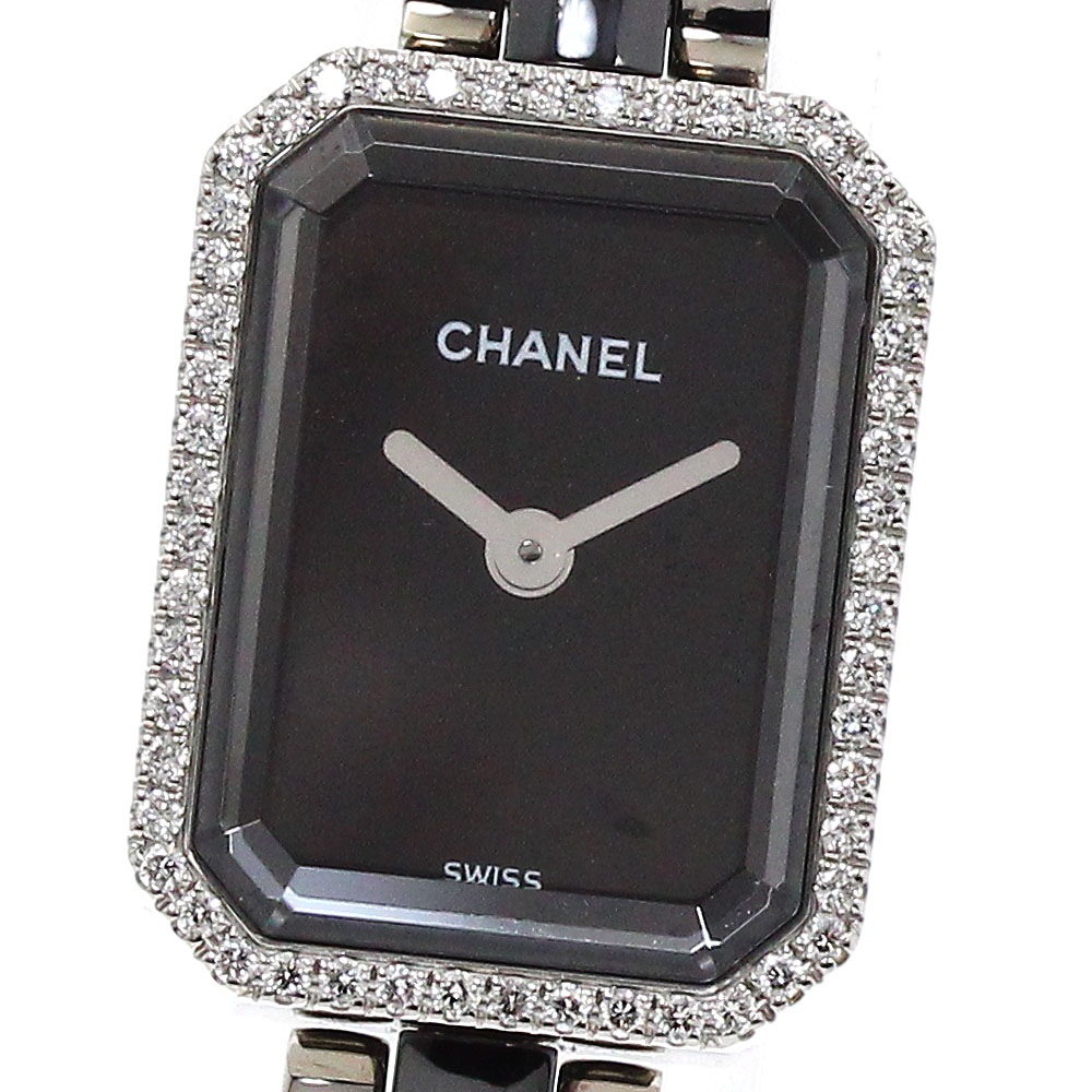 シャネル CHANEL H2163 プルミエール ダイヤベゼル クォーツ レディース _942048【中古】