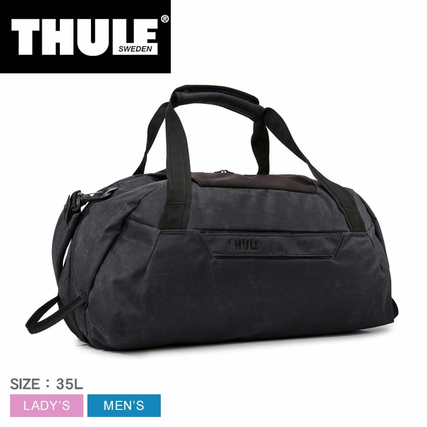 アイオン ダッフルバッグ35L 3204725 レディース メンズ 鞄 ボストン カジュアル シンプル モダン ロゴ アウトドア レジャー 旅行 スタイリッシュ ワックス素材 ブラック 黒