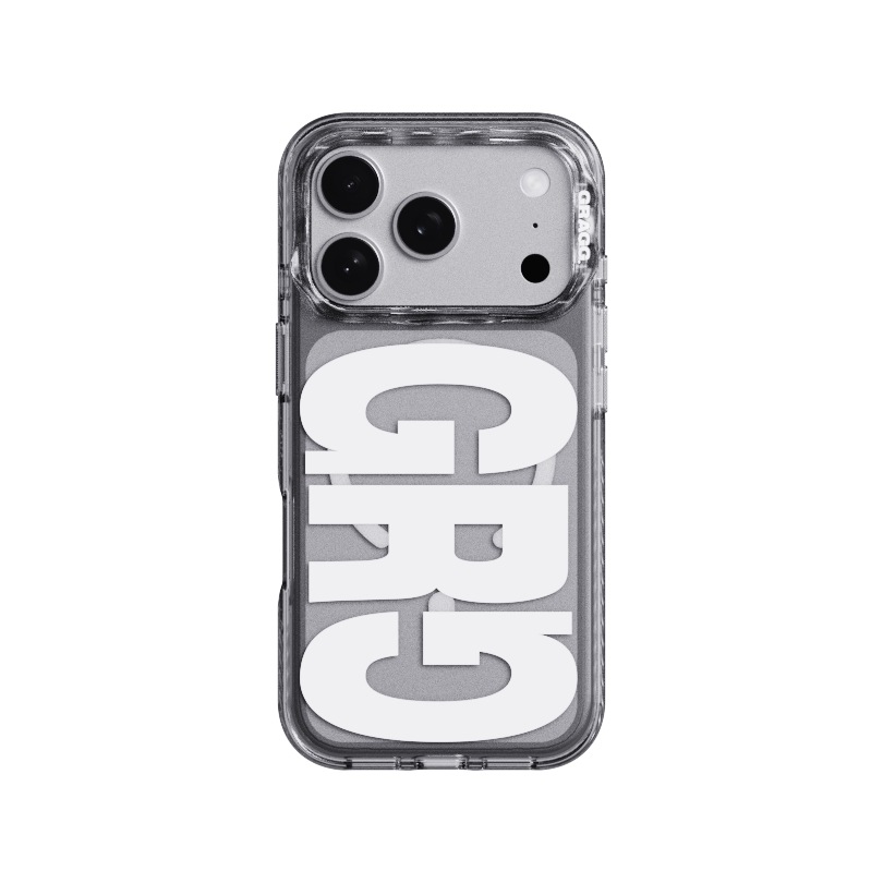 【GRAGG】 MAGSAFE LAYERS FRAME CASE CLEAR BLACK - GRG 正規品
