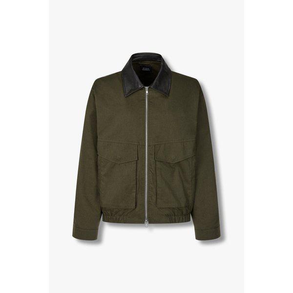 [MEN] ネックレザーデトロイトジャンパー9154313834050