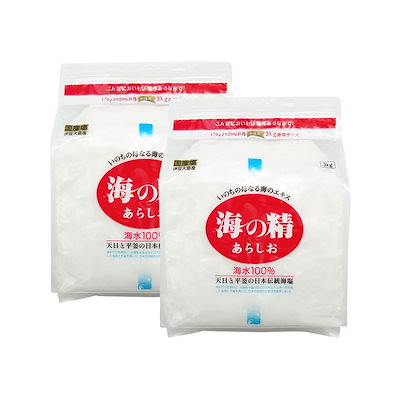 他サイト： 海の精 あらしお 赤 3kg 国産 塩 調味料 おにぎり 伊豆大島の商品画像