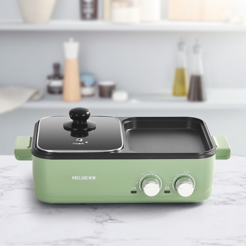 焼きしゃぶしゃぶ揚げバーベキュー串電気グリル家庭用ポータブルバーベキューオールインワン鍋多目的電気鍋