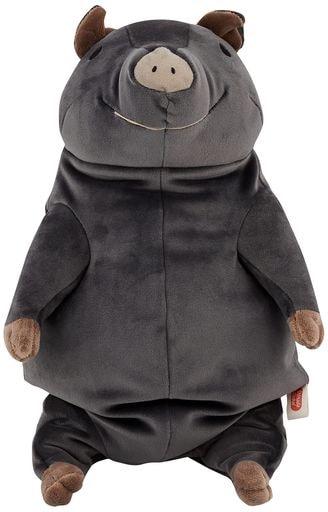 シナダグローバル もちシリーズ もちぶた アグー くろぶた (L) 22×22×30CM ぬいぐるみ ブタ アニマル MOBT-0350B