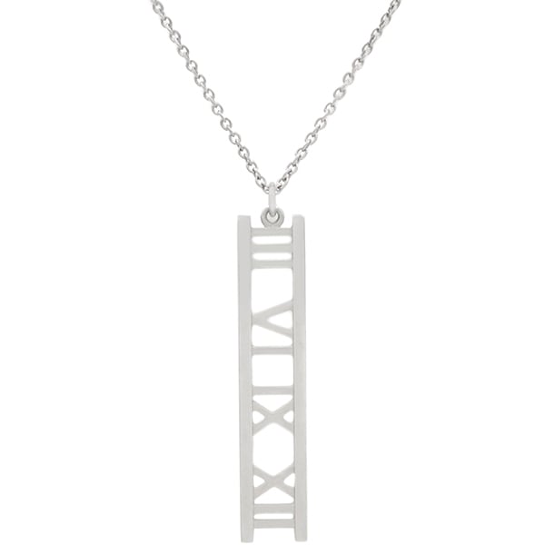 ティファニー Tiffany & Co ネックレス アトラスバー K18WG ホワイトゴールド 18K T&Co. 【箱】【中古】 42,642円