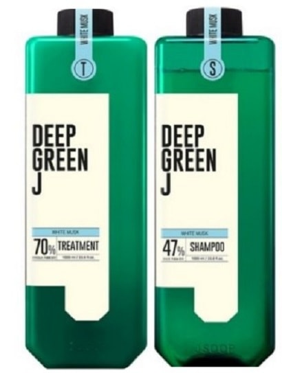 ディープグリーンジェイ ホワイトムスク ヘア 2種 セット (鎮静/弾力/保湿/栄養供給/活力/しわ防止)