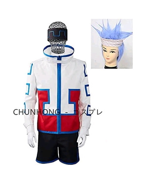 シャーマンキング ホロホロ 碓氷狼神 コスプレ衣装+ウィッグ