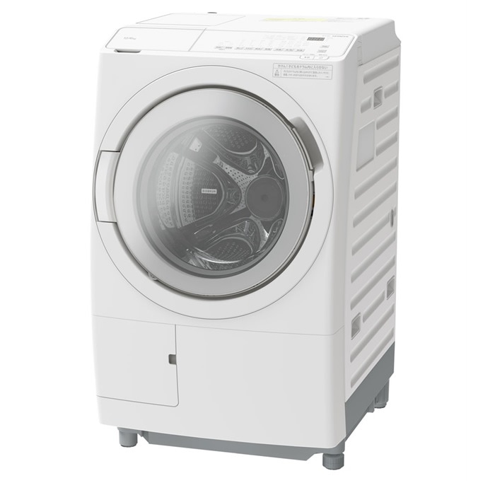 【配送＆設置無料】ドラム式洗濯乾燥機 左開き BD-SV120KL-W ホワイト