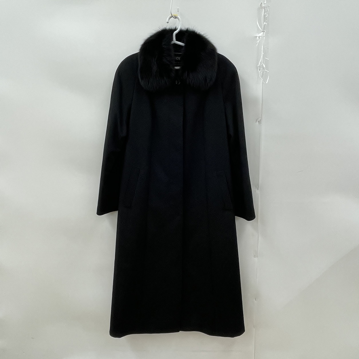 カシミアコート TOSCANA トスカーナ F ブラック 長袖 カシミア100%