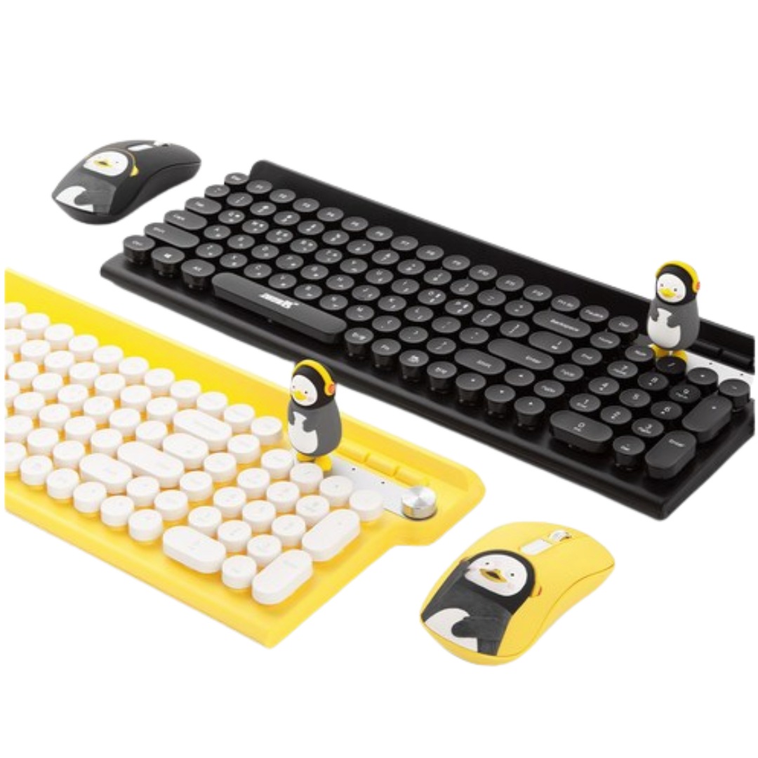 btsチャウヌpickフィギュアワイヤレスキーボード&ワイヤレスマウスセットブラック 9,432円