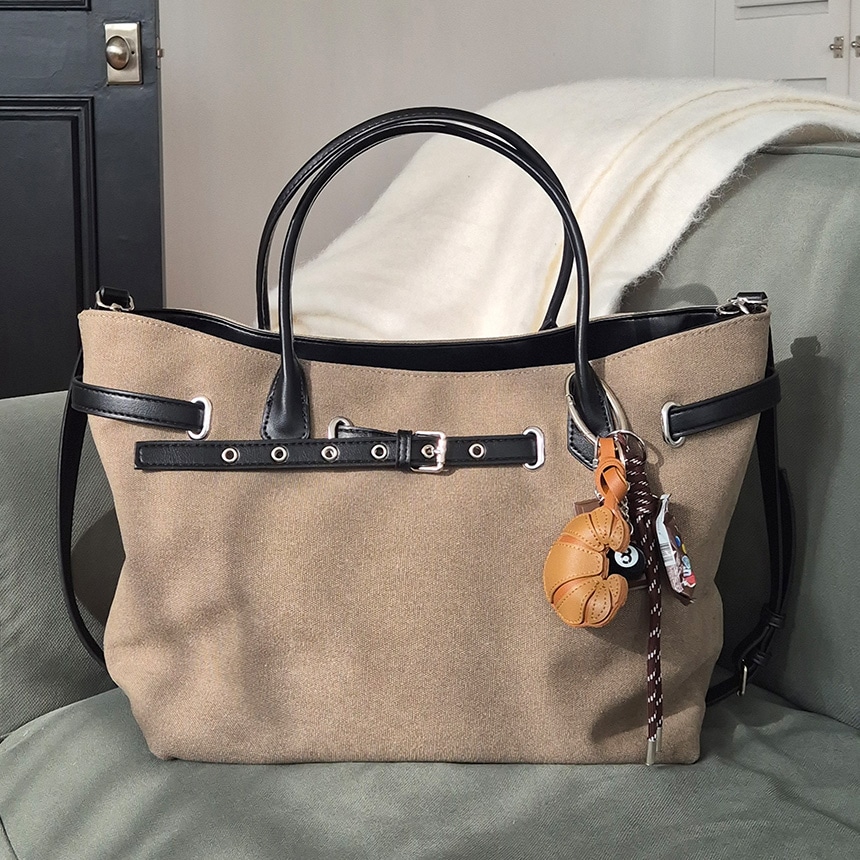 【PENEN】ヴィンテージ ベルト ショルダーバッグ(ノートパソコン可)