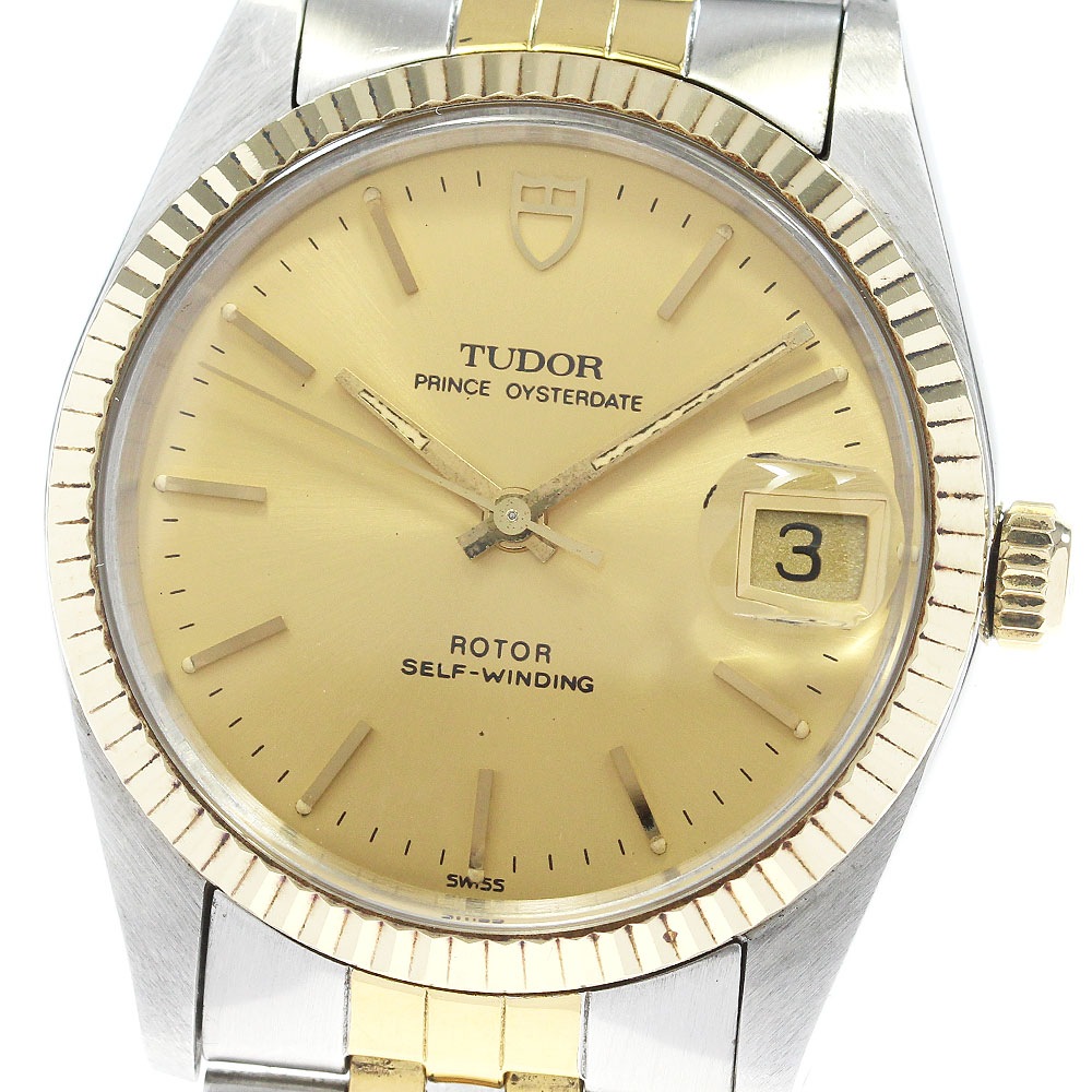 チュードル TUDOR 74033 プリンス オイスターデイト YGベゼル 自動巻き メンズ _834350【中古】