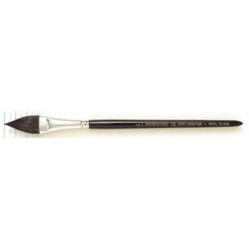 REMBRANDT　レンブラント水彩画筆132　高級リス毛/オーバル　T909-132-04（4号）　495478