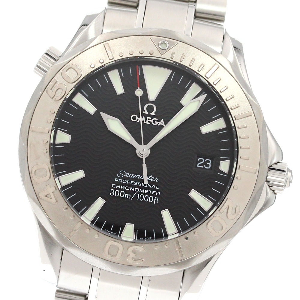 オメガ OMEGA 2230.50 シーマスター300 WGベゼル デイト 自動巻き メンズ _862980【中古】