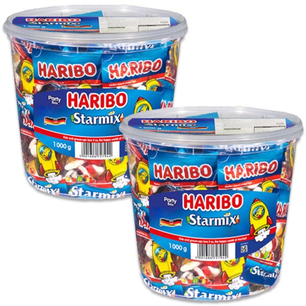 ハリボー スターミックス ゼリー 1kgX2個:即日発送~
