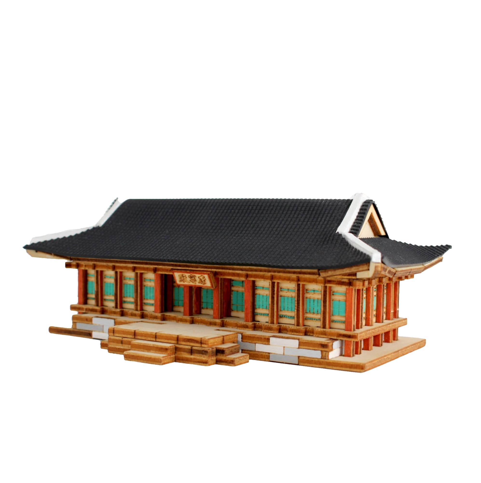YoungModeler 景福宮シリーズ 康寧殿 木の模型 立体パズル 木のおもちゃ