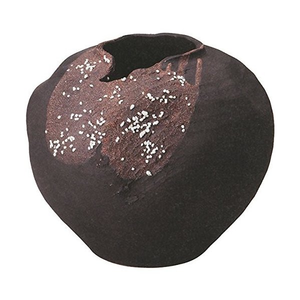 氷雪丸花瓶 10号　（信楽焼陶器花瓶花入れ花器）