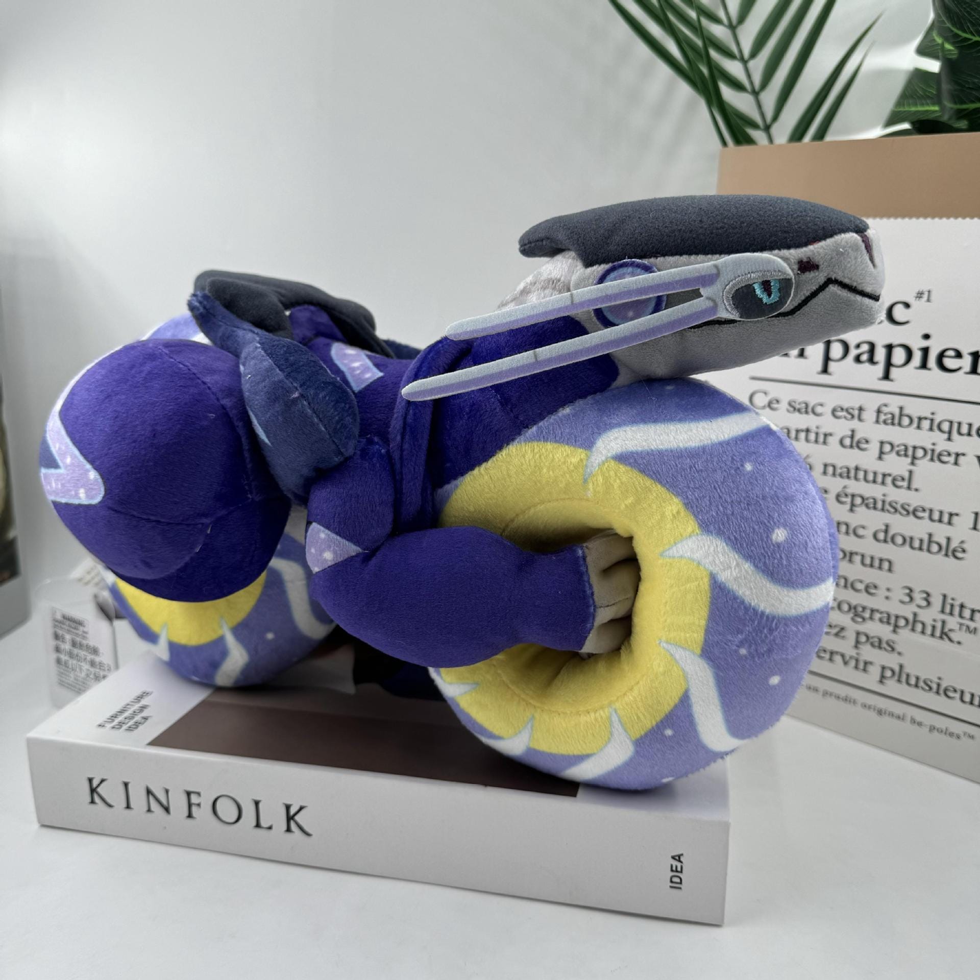 32 cm朱紫の神獣ミルトンオートバイの形態koraidon&miraidon plushぬいぐるみ