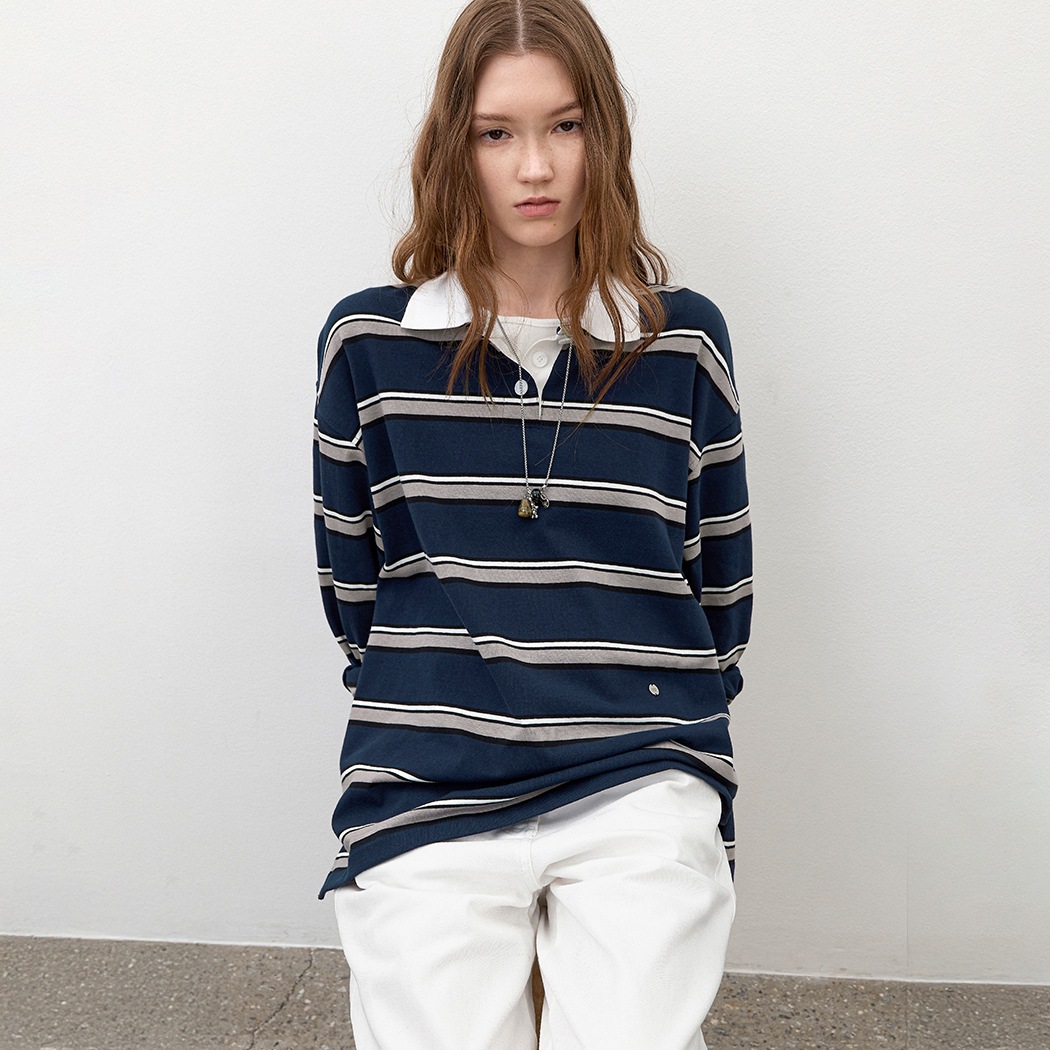 STRIPE CALLA SPRING TEE (T-7164)
