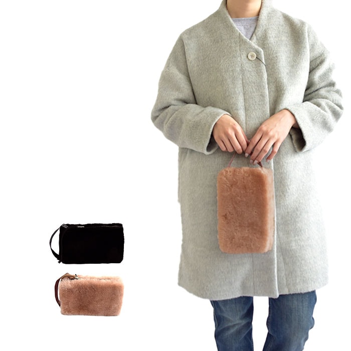 【国内正規品】EMU Australia エミュ オーストラリア ポーチ Emu Small Clutch レディース オールシーズン ブラック キャメル フリーサイズ W7014