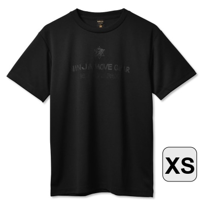 パワーアップ シャツ(黒・XS) リライブシャツ＋アルファの身体能力向上Tシャツ レディース・メンズ兼用