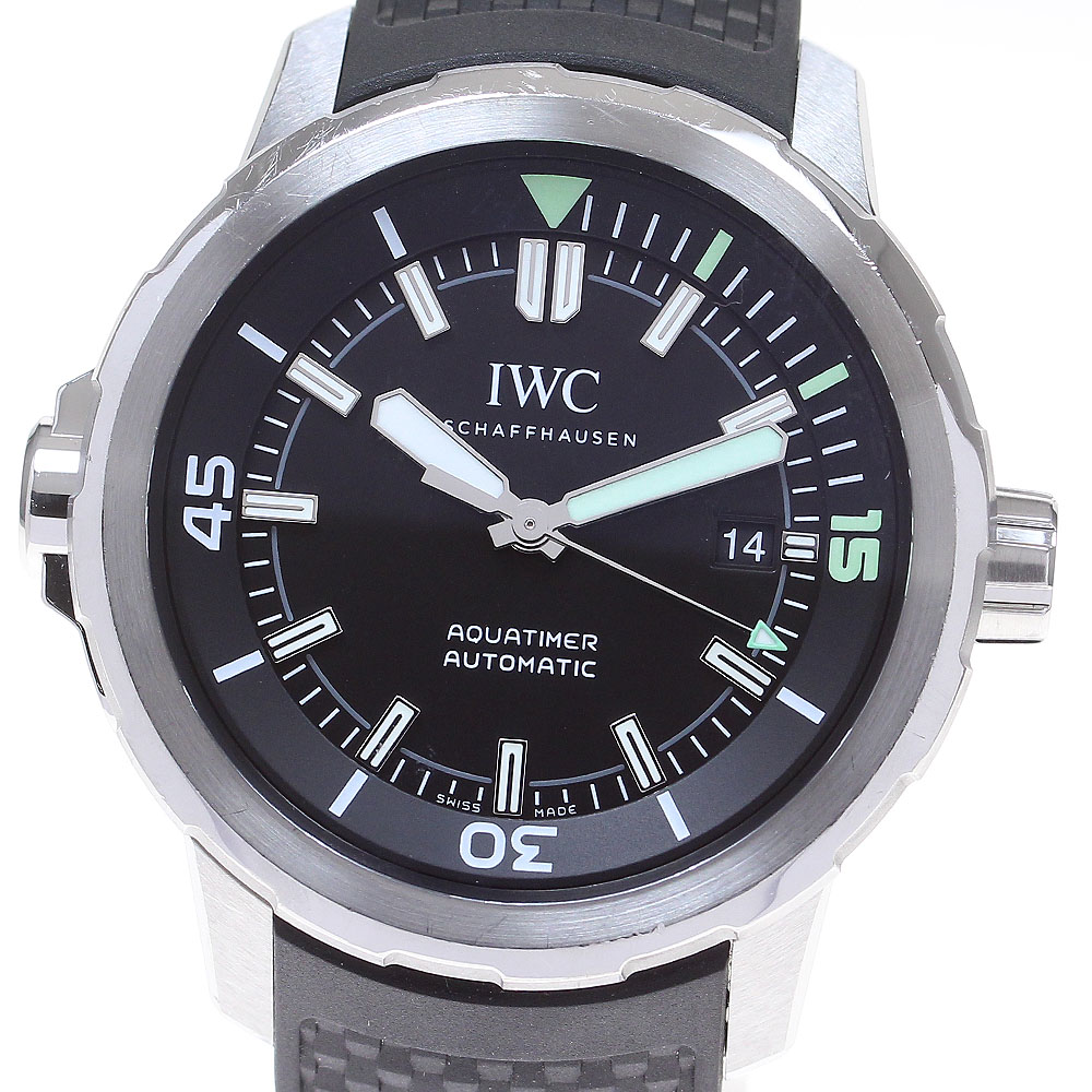 IWC IWC SCHAFFHAUSEN IW329001 アクアタイマー デイト 自動巻き メンズ _826236【中古】その他 ブランド腕時計
