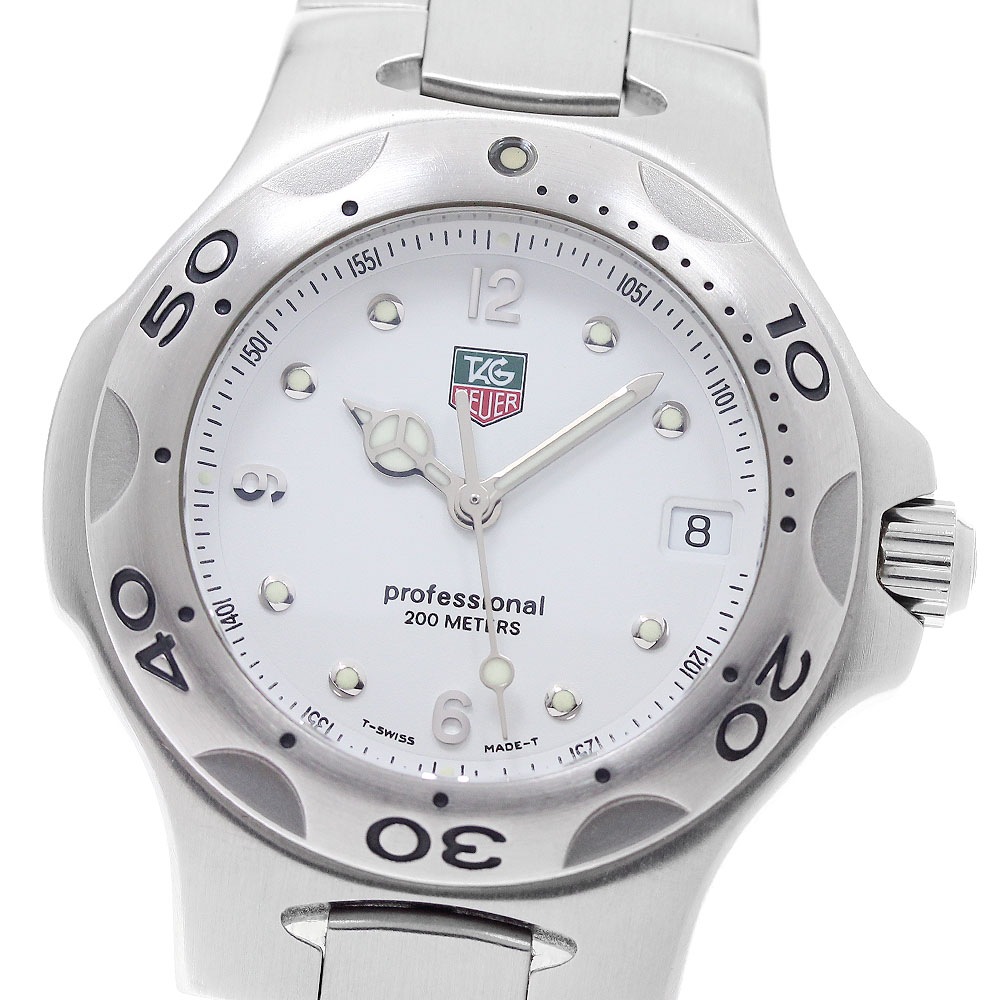 タグホイヤー TAG HEUER WL1210 キリウム デイト クォーツ ボーイズ 保証書付き_961621【中古】