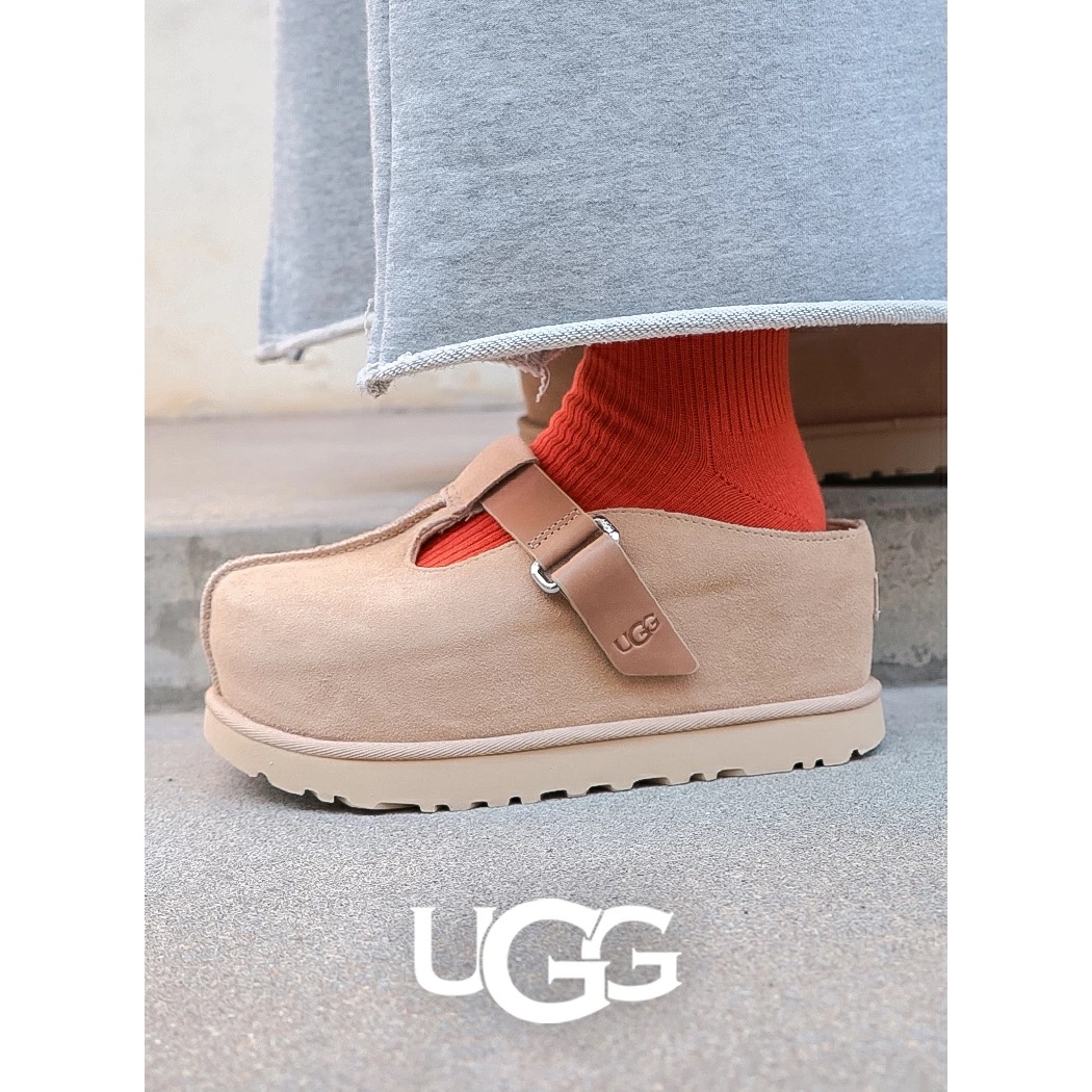 UGG アグ ウィメンズ ゴールデンスター ハイ クロッグ サンダル スリッパ シューズ レディース W GOLDENSTAR HI CLOG SAND ( 厚底 SANDAL 1167550 )