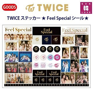 TWICE ステッカー Qoo10] TWICE ステッカー Feel Spe