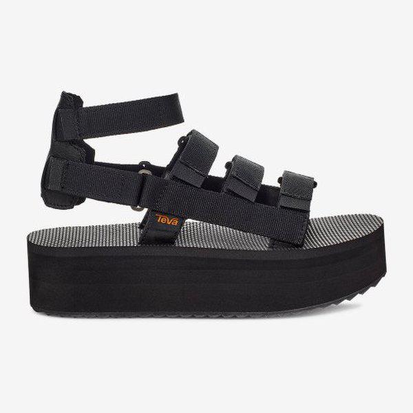[TEVA] プラットフォーム メビア 女性 厚底 ストラップ サンダル STVF2516810-BLK