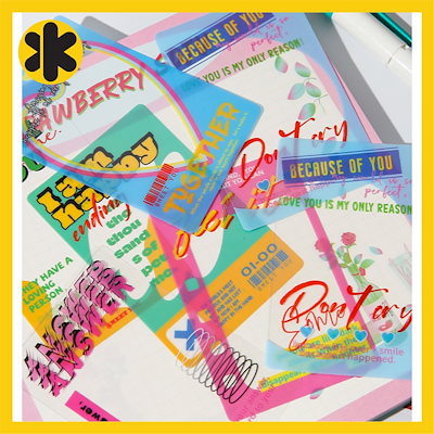 Qoo10] カードフィルムステッカー 5枚セット 韓