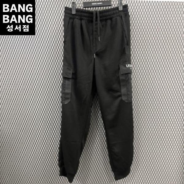 ビッグサイズ HC04 秋の男性用カーゴジョガー トレーニングパンツ 黒 快適な運動 日常着 BPLT7 (S42853970)