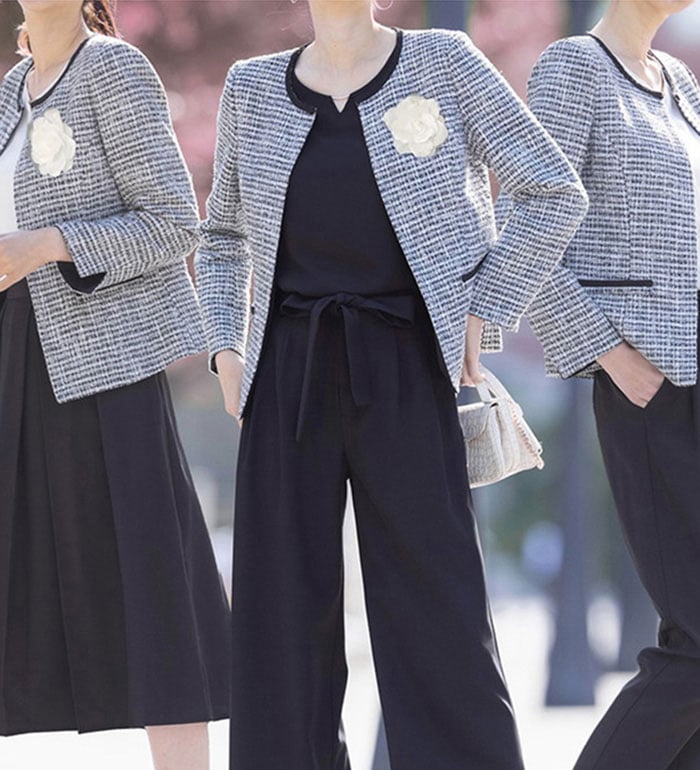 [最安値挑戦]！【4点セット】選べるボトムスーツセット レディース 秋冬 パンツスーツ 7AR-17AR