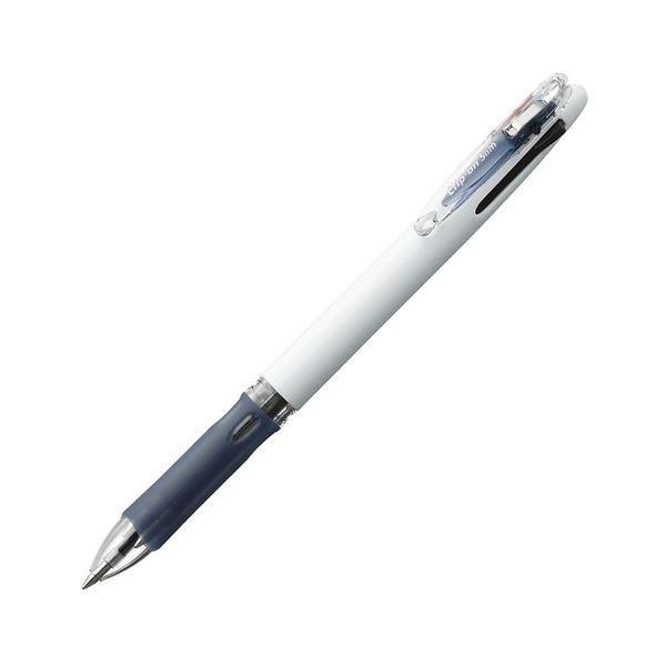 (まとめ) ゼブラ 多色油性ボールペンクリップ-オン スリム3C 0.7mm （軸色 白） B3A5-W 1本 (×50セット)
