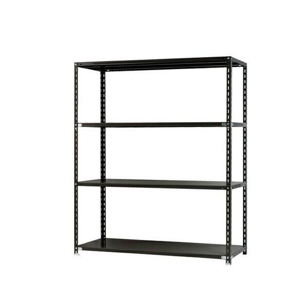 キタジマ 51010603402 スチールラック NC1500-18-4段 ブラック メーカー直送