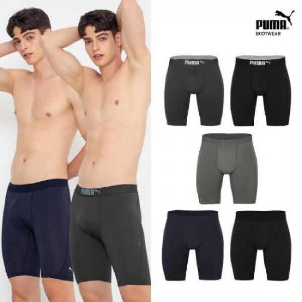 プーマボディウェア PUMA パフォーマンスエッセンシャルロングローズ 5パックフルセット