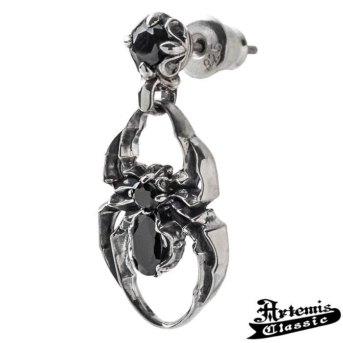 アルテミスクラシック Artemis Classic スパイダー シルバー ピアス 片耳分 ACE0179