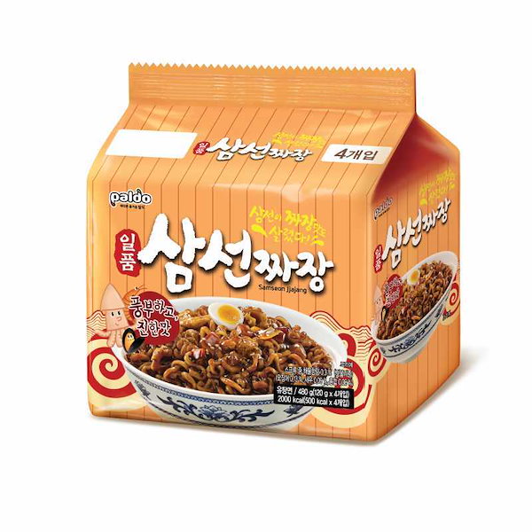 韓国食品 三鮮 チャザン麺 三鮮 (120g)x4ea