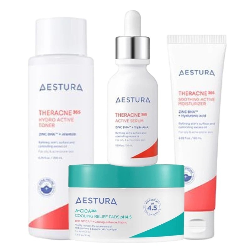 テラクネ365 4点 セット(トナー 200ml+セラム 30ml+クリーム 60ml+エイシカ365 トナーパッド 60枚)