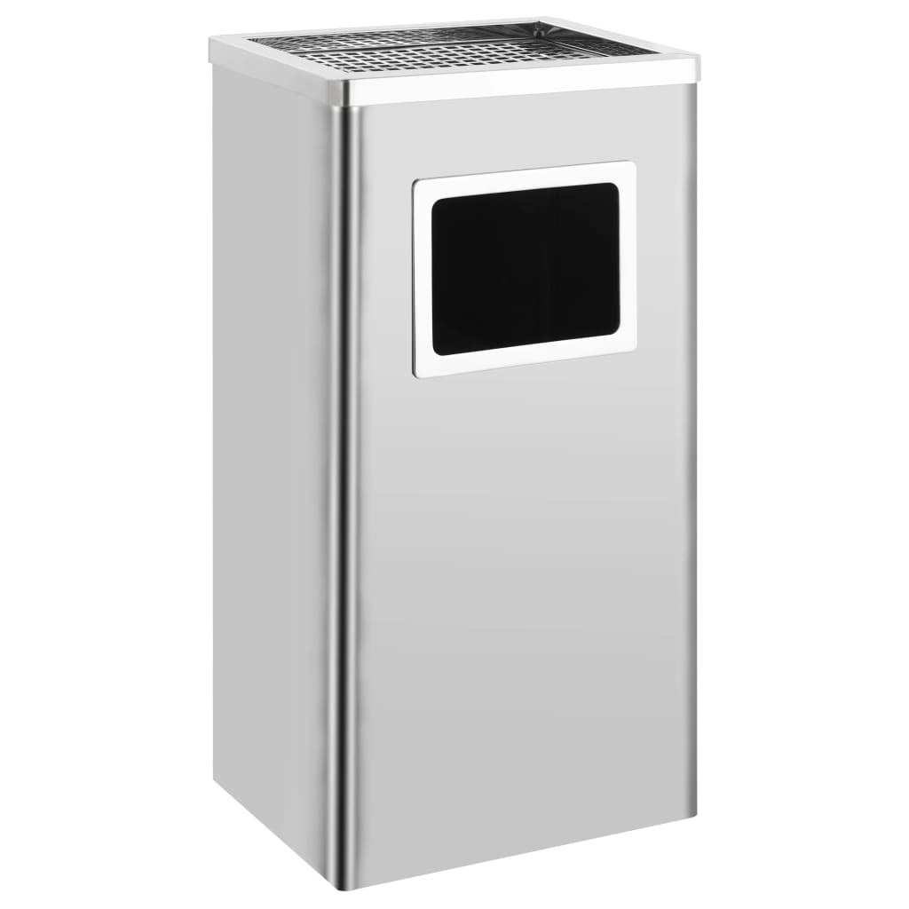 ホテル用灰皿付ごみ箱 45 L ステンレススチール製