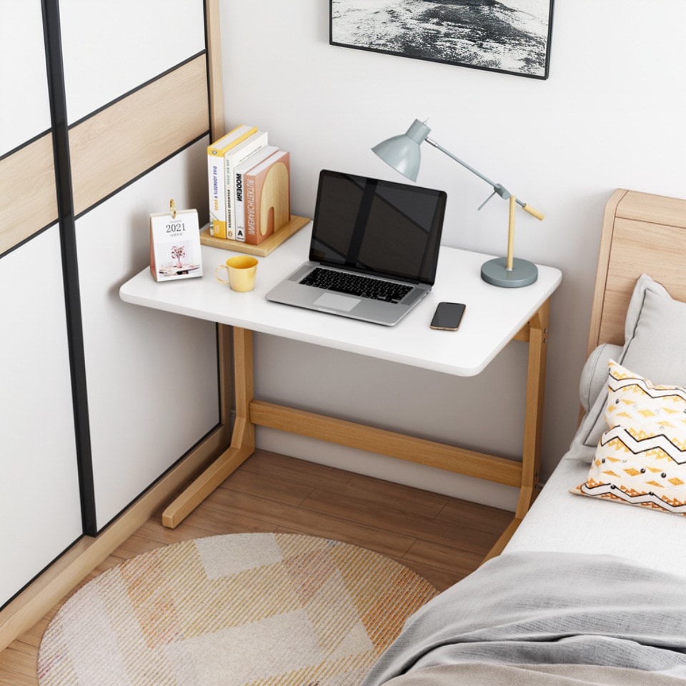 床边桌可移动卧室家用书桌写字台沙发边桌学生宿舍寝室电脑桌茶桌