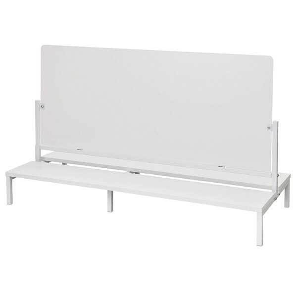 机上台 幅115cm パネル パーテーション 対面机上台 机上 ラック モニター台 パソコンラック 法人限定