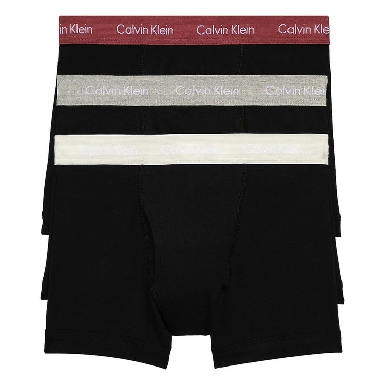 COTTON STRETCH ボクサーパンツ 3PK [W：グレーヘザー/シルバーバーチ/ラズベリーブラシ]【NB2614-957】